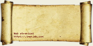 Jana Mećava vizit kartica